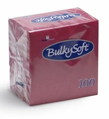 Bulkysoft servetten 3lgs 40x40cm, doos 1000 stuks- Bordeaux Bulkysoft servetten 3lgs 40x40cm, doos 1000 stuks- Bordeaux