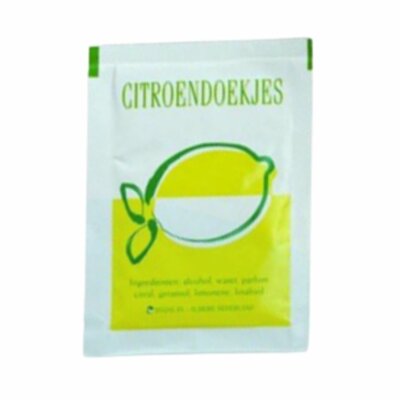 Vochtige doekjes citroen ds. 500 stuks - 170x140mm Vochtige doekjes citroen ds. 500 stuks - 170x140mm