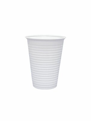 Plastic drinkbeker 180cc wit - ds. 3000 stuks  Plastic drinkbeker 180cc wit - ds. 3000 stuks