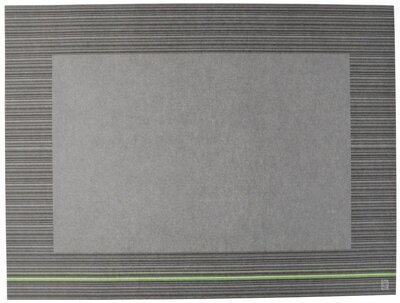 Europochette Placemat LIMA Zwart - Pistache 30x40cm 4x250st. Europochette Placemat LIMA Zwart - Pistache 30x40cm 4x250st.