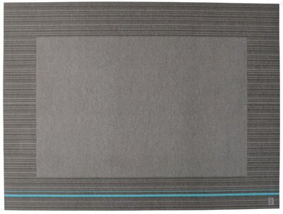 Europochette Placemat LIMA Zwart - Turquose 30x40cm 4x250st. Europochette Placemat LIMA Zwart - Turquose 30x40cm 4x250st.