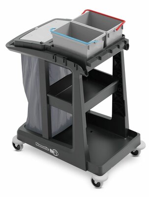 Numatic Werkwagen ReFlo ECO-Matic EM1 met 2 x 10L emmers Numatic Werkwagen ReFlo ECO-Matic EM1 met 2 x 10L emmers