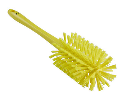 Vikan Medium Harde Pijpborstel Met Handvat (uit een stuk), Ø90, 460mm Geel Vikan Medium Harde Pijpborstel Met Handvat (uit een stuk), Ø90, 460mm Geel