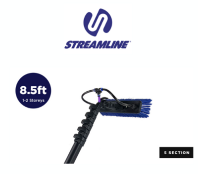 Streamline® OVA8® 24T Koolstofvezel Watergevoede Telescoopsteel – 2,44 m / 8 ft Streamline® OVA8® 24T Koolstofvezel Watergevoede Telescoopsteel – 2,44 m / 8 ft