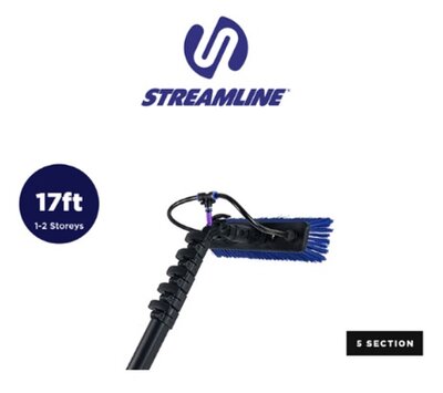 Streamline® OVA8® 24T Koolstofvezel Watergevoede Telescoopsteel – 5,1 m / 17 ft Streamline® OVA8® 24T Koolstofvezel Watergevoede Telescoopsteel – 5,1 m / 17 ft
