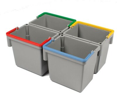 Numatic Grijze zwenk-emmer 5 liter met groene hendel t.b.v. MM Numatic Grijze zwenk-emmer 5 liter met groene hendel t.b.v. MM