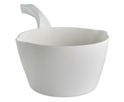 Vikan Hygiëne Schepbak Rond Met Schenktuit 2L Wit Vikan Hygiëne Schepbak Rond Met Schenktuit 2L Wit