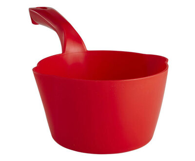 Vikan Hygiëne Schepbak Rond Met Schenktuit 1L Rood Vikan Hygiëne Schepbak Rond Met Schenktuit 1L Rood
