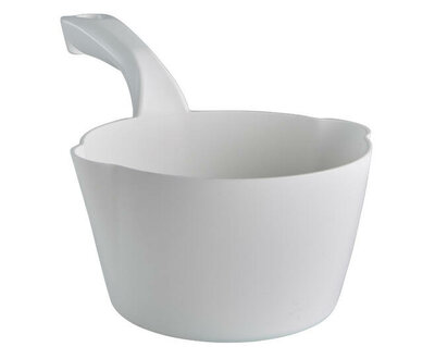 Vikan Hygiëne Schepbak Rond Met Schenktuit 1L Wit Vikan Hygiëne Schepbak Rond Met Schenktuit 1L Wit