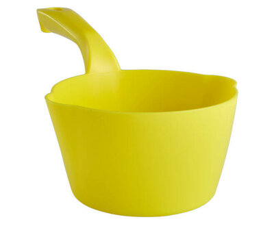 Vikan Hygiëne Schepbak Rond Met Schenktuit 1L Geel Vikan Hygiëne Schepbak Rond Met Schenktuit 1L Geel