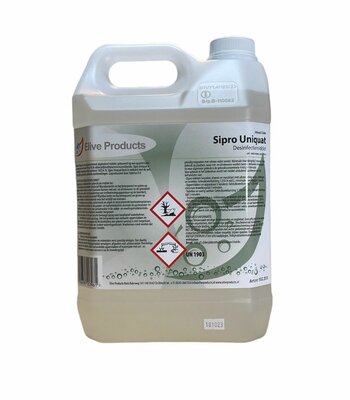 Elive Sipro Uniuat desinfectiemiddel 5L Elive Sipro Uniuat desinfectiemiddel 5L
