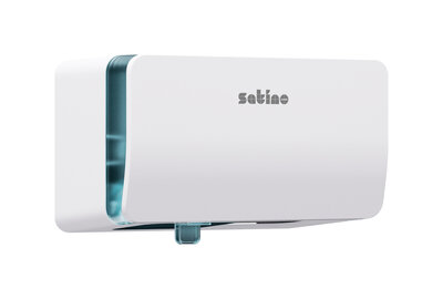Satino Hyginity Dispenser dubbele rol toiletpapier Wit MT1 Satino Hyginity Dispenser dubbele rol toiletpapier Wit MT1