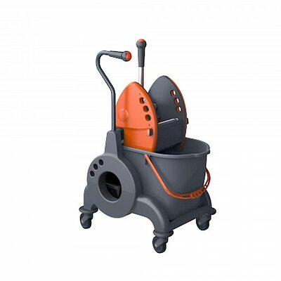 iVo Giotto Enkele Mopemmer 15L met Moppers en Handgreep iVo Giotto Enkele Mopemmer 15L met Moppers en Handgreep