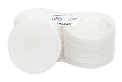 iVo Toppad Power Brush XL/OrbiPro Wit 170mm iVo Toppad Power Brush XL/OrbiPro Wit 170mm