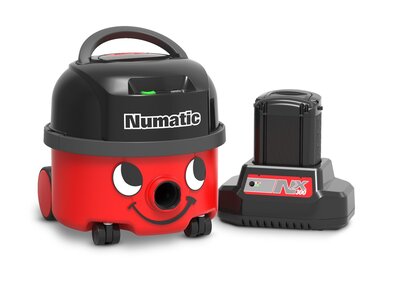 Numatic Batterijstofzuiger NBV190-NX rood met kit AA29E Numatic Batterijstofzuiger NBV190-NX rood met kit AA29E