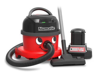 Numatic Batterijstofzuiger NBV240-NX rood met kit AA29E Numatic Batterijstofzuiger NBV240-NX rood met kit AA29E