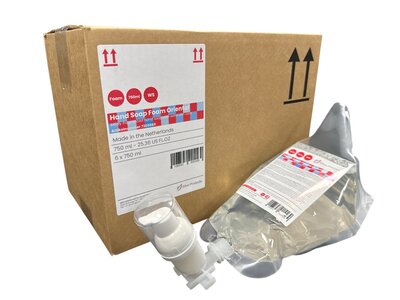 Hand soap FOAM Oriental Handzeep 6x750ML Hand soap FOAM Oriental Handzeep 6x750ML