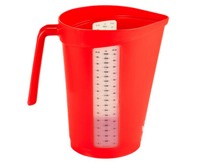 Vikan Hygiëne  Maatbeker 2 Liter Rood Vikan Hygiëne  Maatbeker 2 Liter Rood