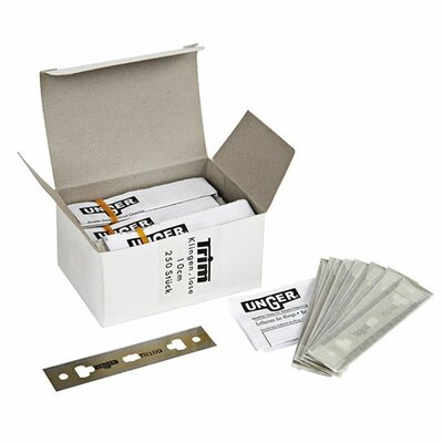 Unger Carbonstaal glasschrapermessen 10cm - 250 messen