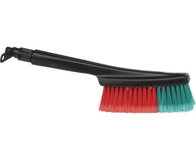 Vikan Transport Waterdoorlatende Handborstel 360mm Zachte Gespleten Vezel Rood/Groen