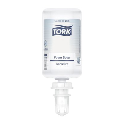 Tork Extra Milde Schuimzeep transparant ongeparfumeerd S4 1ltr/flacon, 6st/doos