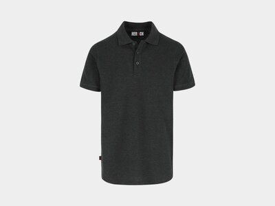 Herock LEVOR polo korte mouwen Donker Heather Grijs