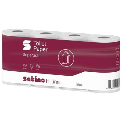 Satino HiLine toiletpapier 6x8 rollen 400vel 2 laags MT1