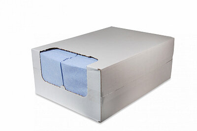 Wecoline sopdoeken/reinigingsdoeken KD 135 gr/m2 nonwoven 200 stuks  blauw 