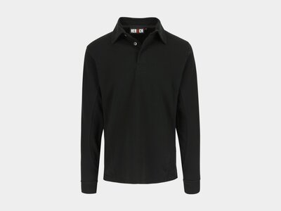 Herock TROJA polo lange mouwen Zwart