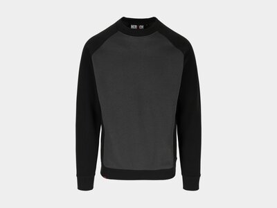 Herock BORIS Tweekleurig Sweater Antraciet/Zwart