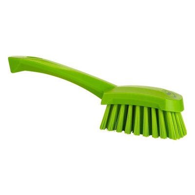 Vikan Harde Afwasborstel Met Korte Steel 270mm Limoen