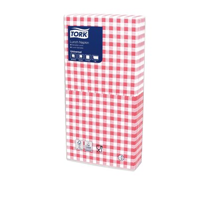 Tork Lunchservetten Bistro 1-Laags 1/4 vouw, 8x400st, 3.200st/doos