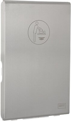 All Care Mediclinics  Babyverschoontafel verticaal RVS