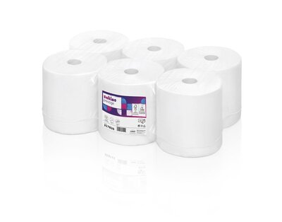Satino HiLine handdoekrollen cellulose (2-laags - 150m - 20,5cm - 6 rollen) PT1