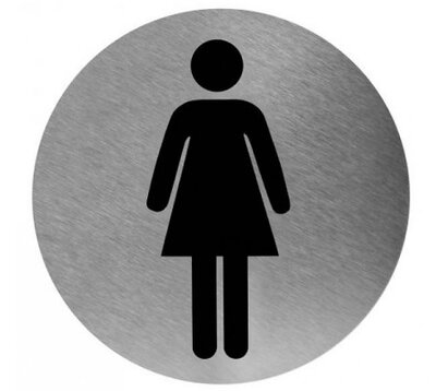 All Care Mediclinics Pictogram vrouw RVS