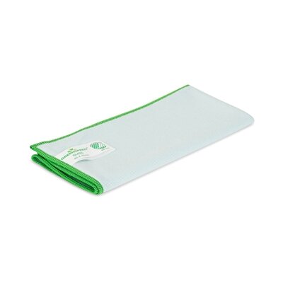 GREENSPEED GLAS MICROVEZELDOEK - 40 X 40 CM - BLAUW - 10 STUKS