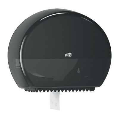 Tork Mini Jumbo Toiletpapier Dispenser T2 Zwart kunststof Elevation-Line