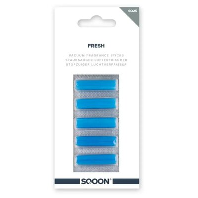 SQOON Geurstaafjes Fresh – frisse stofzuigergeur – 5 stuks
