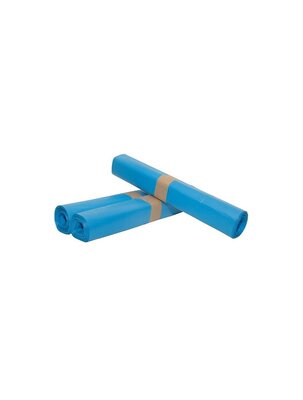 HDPE afvalzakken 70x110 blauw T30 15 rol x 20 stuks 