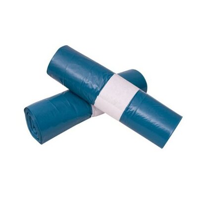 LDPE containerzakken 65/25x140 cm blauw T70 10x10 stuks 