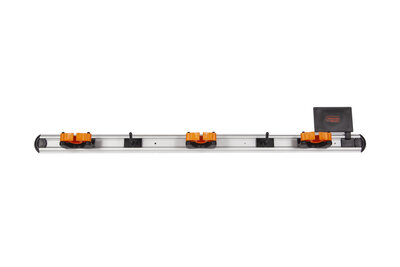Orange Brush Ophangsysteem 900 mm - COMPLEET (3x klem + 2x haakje)