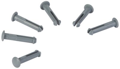 Vikan 6 x Pin Reserveonderdeel Voor De 1011 en 1013 Grijs