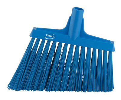 Vikan Harde Hoekbezem Blauw 290mm
