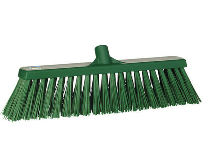 Vikan Zeer Harde Brede Bezem Groen 530mm