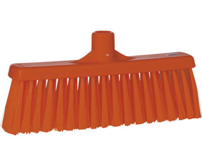 Vikan Bezem Met Rechte Hals Oranje 310mm