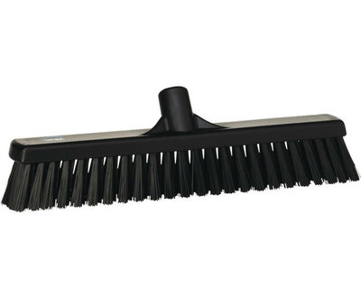Vikan Hygiene Bezem Combi Zacht/Hard Zwart 410mm