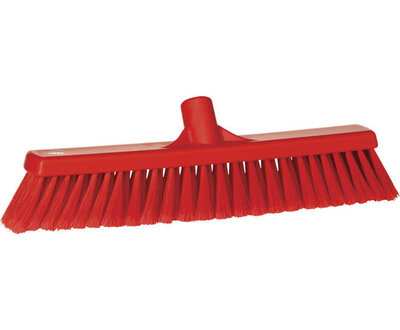 Vikan Zachte Splitbezem Rood 410mm
