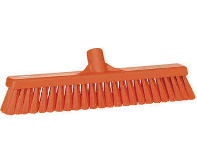 Vikan Hygiëne Bezem Zacht Oranje 410mm