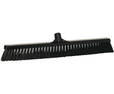 Vikan Combi-Bezem Hard /Zacht Zwart 610mm