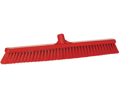 Vikan Brede Zachte Bezem Rood 610mm